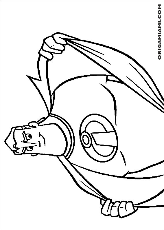 The incredibles coloring page (53)