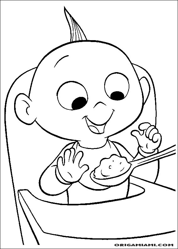 The incredibles coloring page (54)