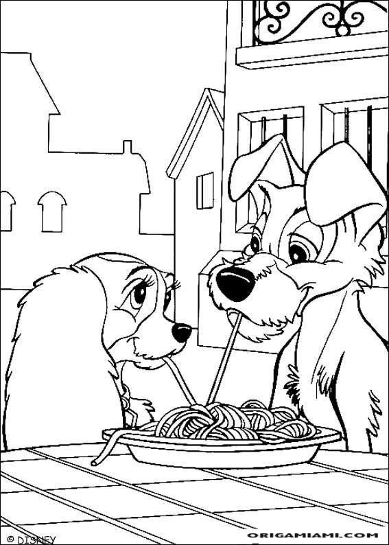 The lady and the trump coloring page (17)