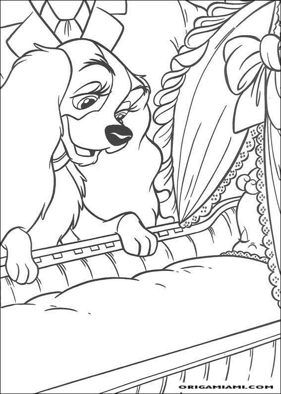 The lady and the trump coloring page (22)