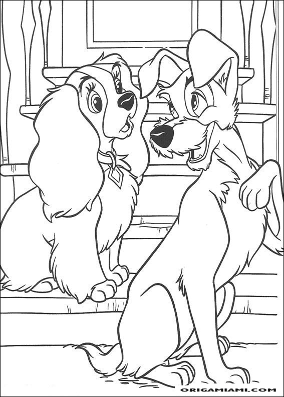 The lady and the trump coloring page (23)