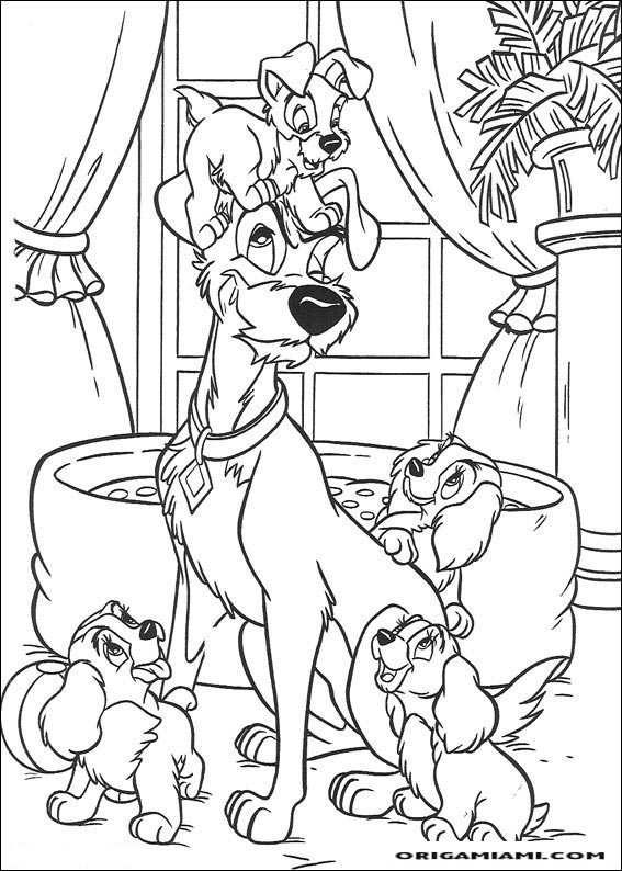 The lady and the trump coloring page (26)