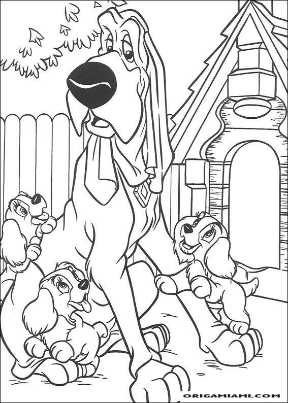 The lady and the trump coloring page (28)