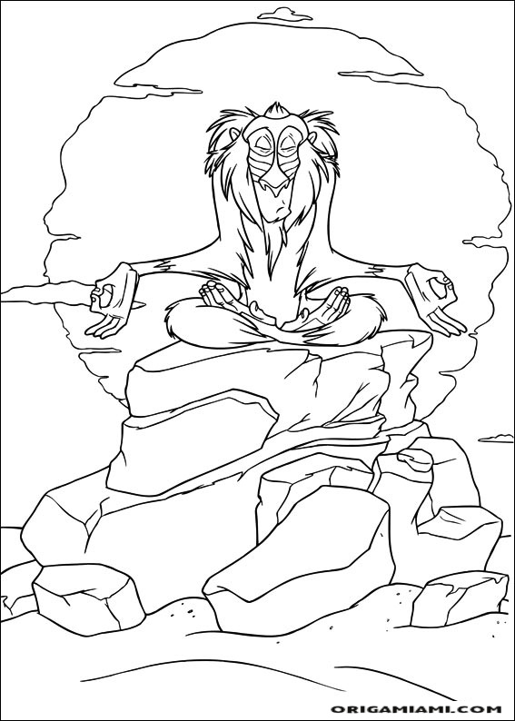 The lion king coloring page (1)