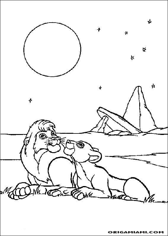 The lion king coloring page (16)