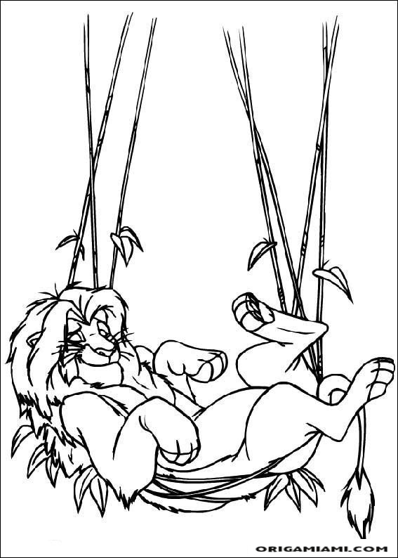 The lion king coloring page (2)