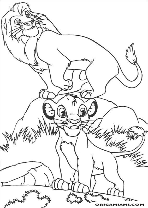 The lion king coloring page (23)