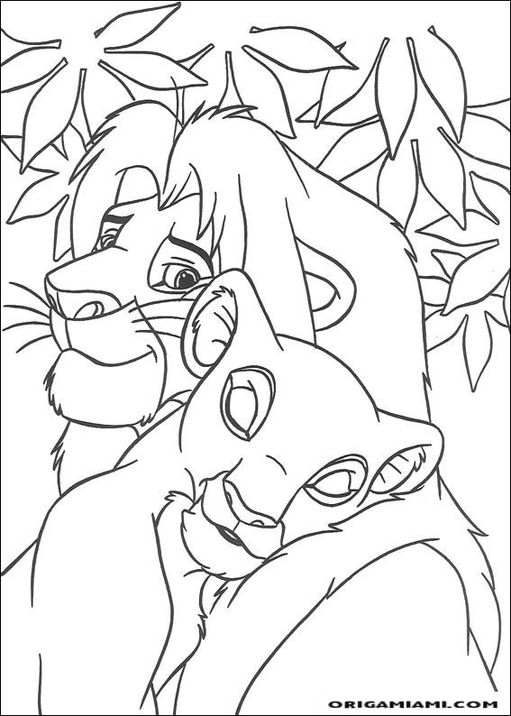 The lion king coloring page (28)