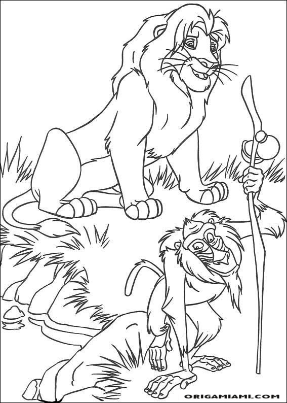 The lion king coloring page (29)