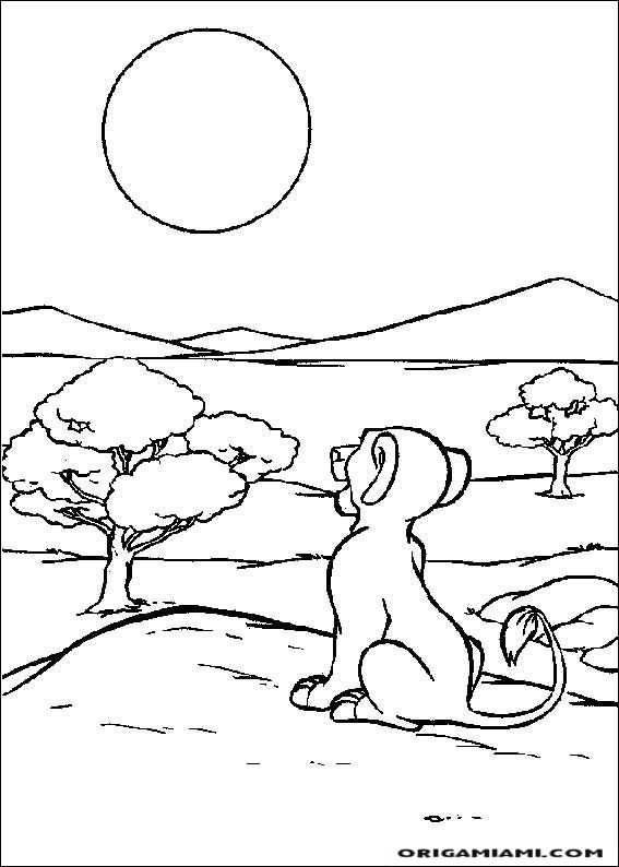 The lion king coloring page (3)