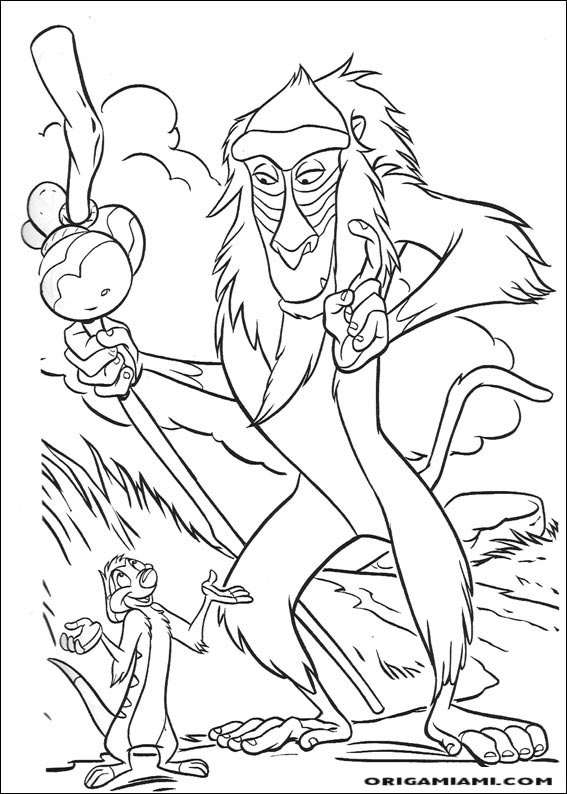 The lion king coloring page (34)