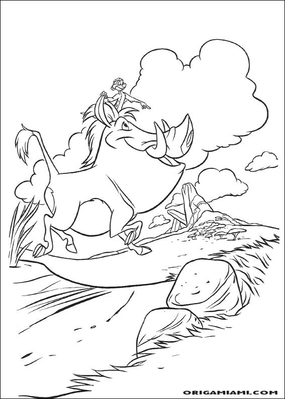 The lion king coloring page (40)