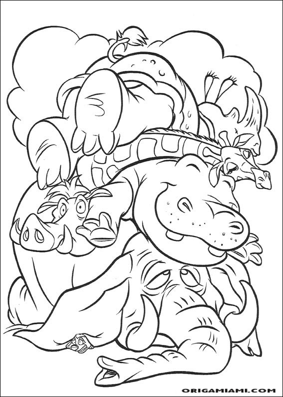 The lion king coloring page (45)