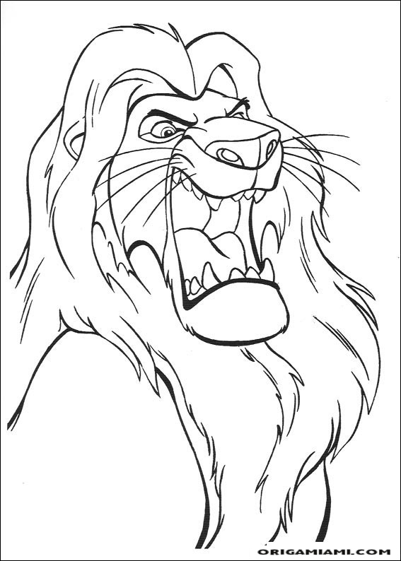 The lion king coloring page (48)