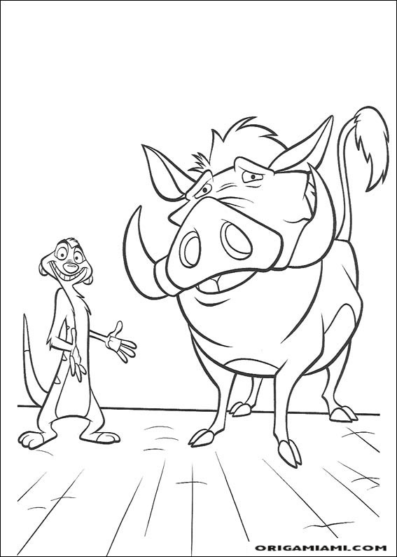 The lion king coloring page (49)