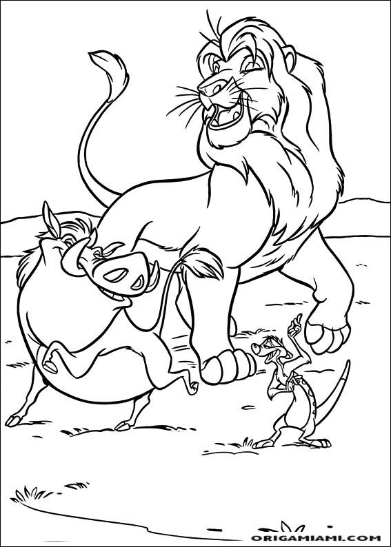 The lion king coloring page (5)