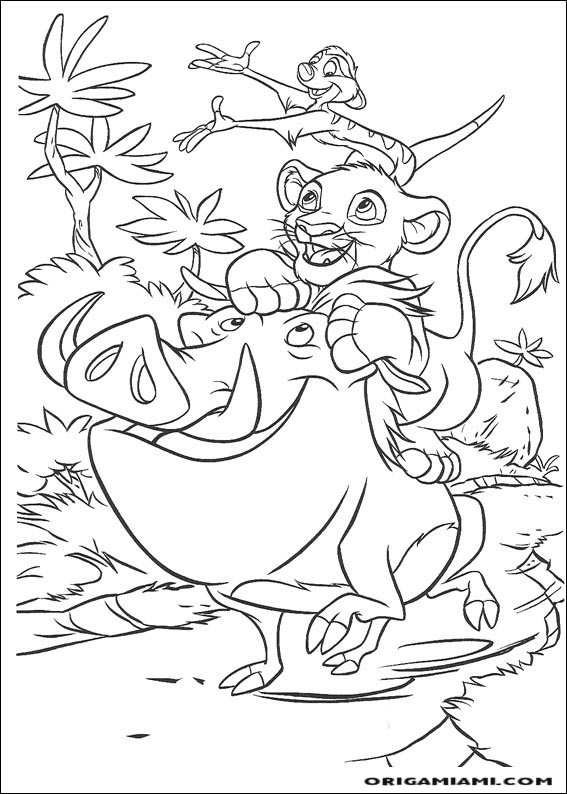 The lion king coloring page (53)