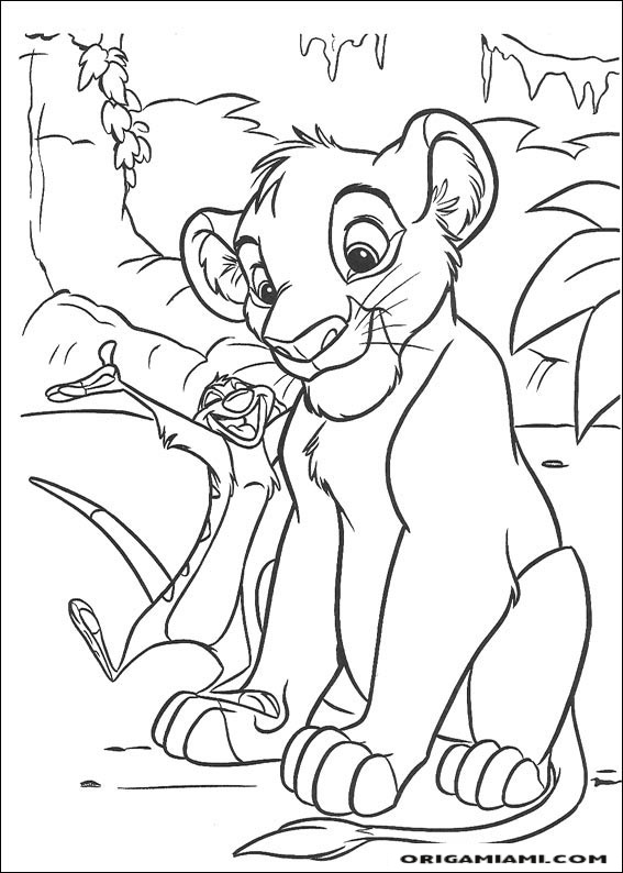 The lion king coloring page (54)