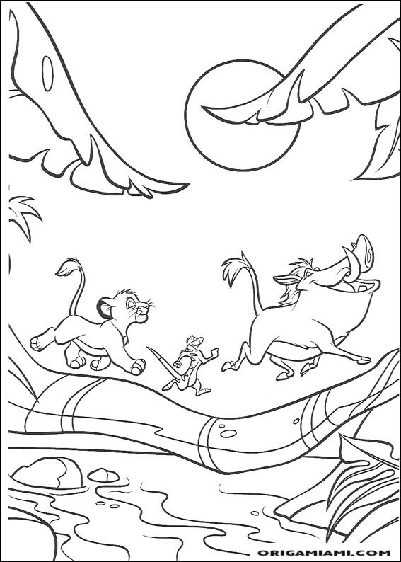 The lion king coloring page (55)