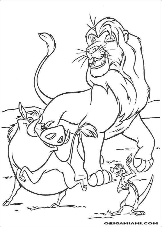 The lion king coloring page (58)