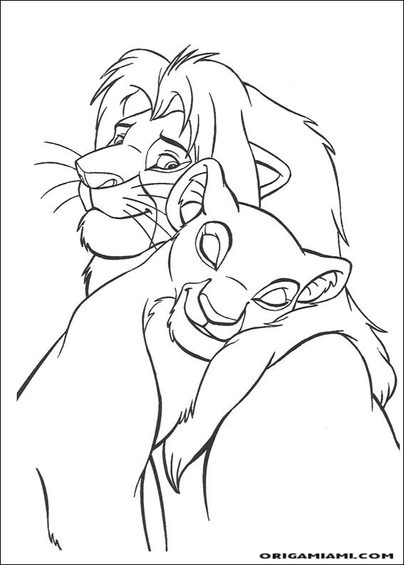 The lion king coloring page (65)