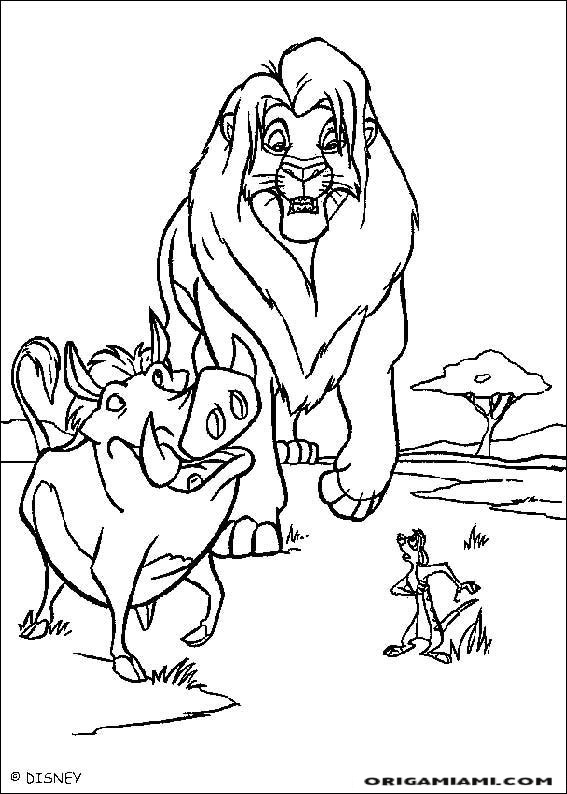 The lion king coloring page (7)