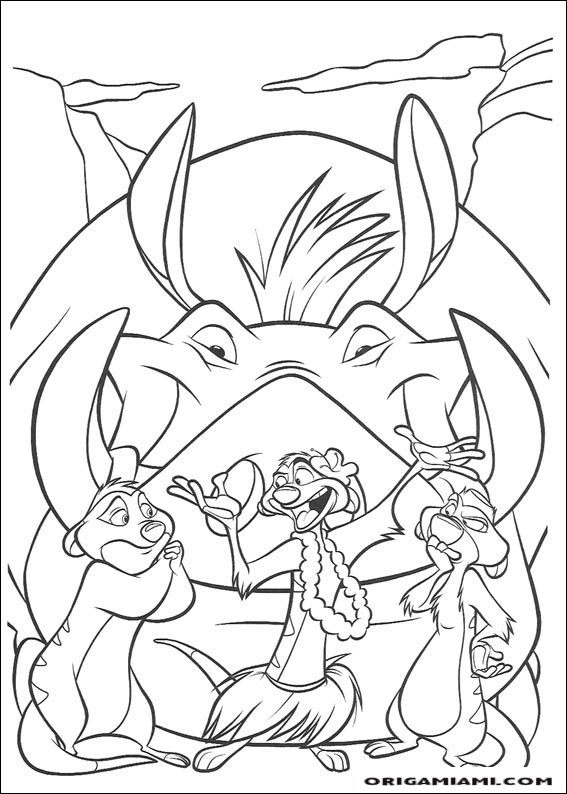 The lion king coloring page (73)