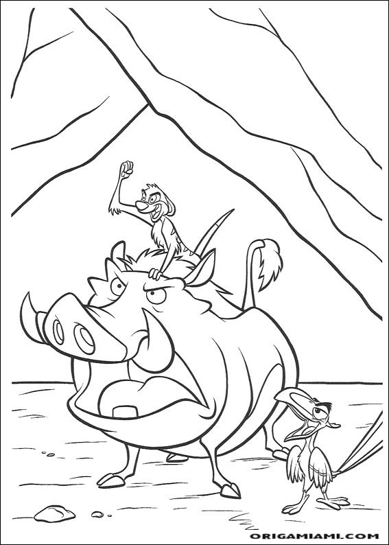 The lion king coloring page (75)