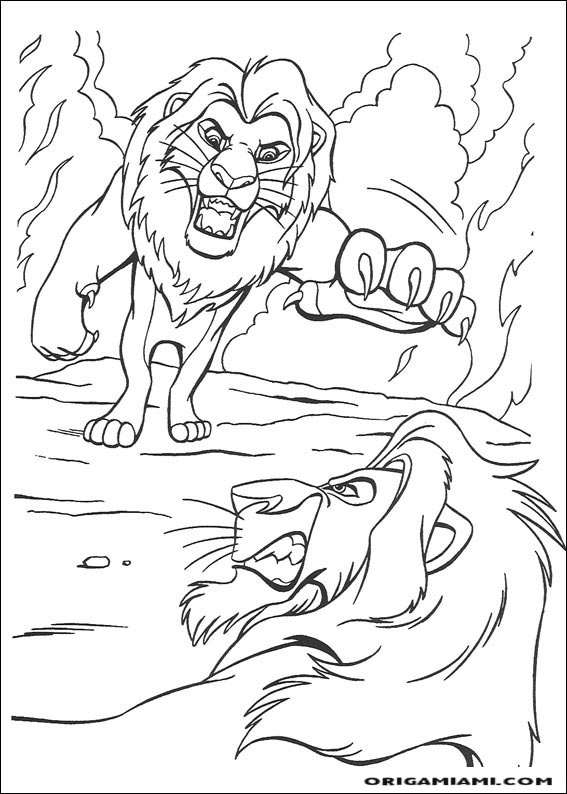 The lion king coloring page (76)