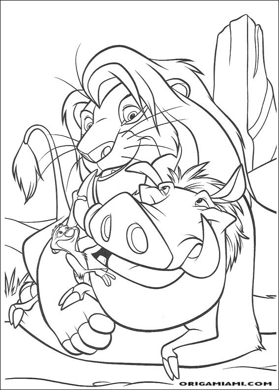 The lion king coloring page (80)