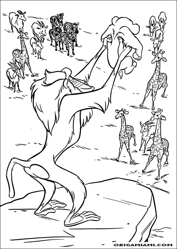 The lion king coloring page (86)