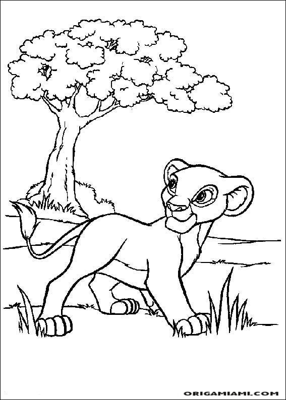 The lion king coloring page (9)