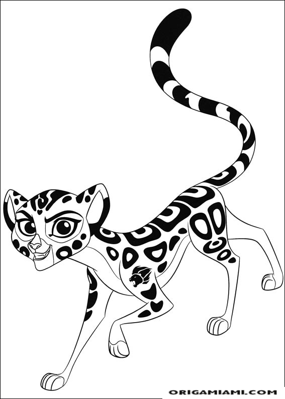 The lion's guard coloring page (13)