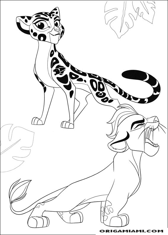 The lion's guard coloring page (14)