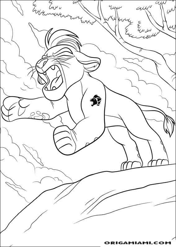 The lion's guard coloring page (16)