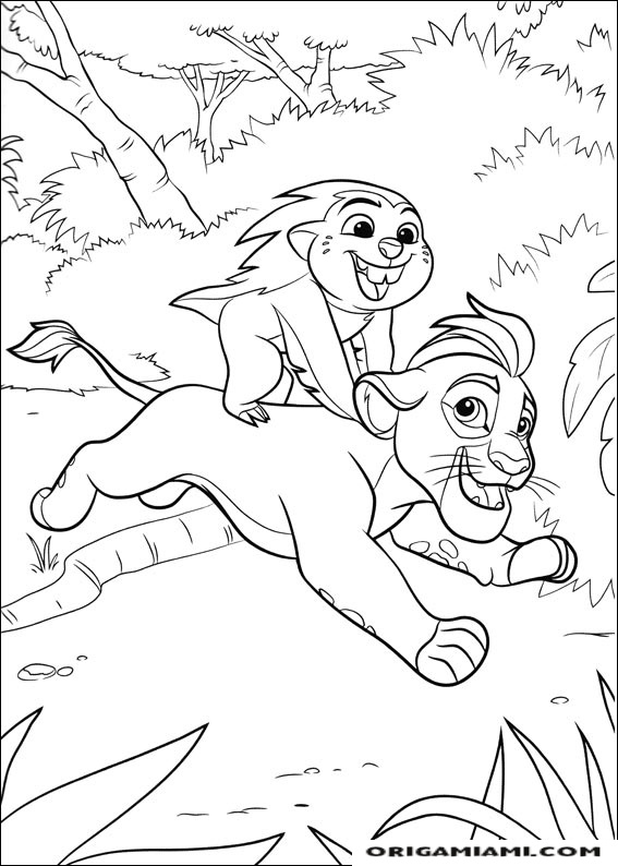 The lion's guard coloring page (17)