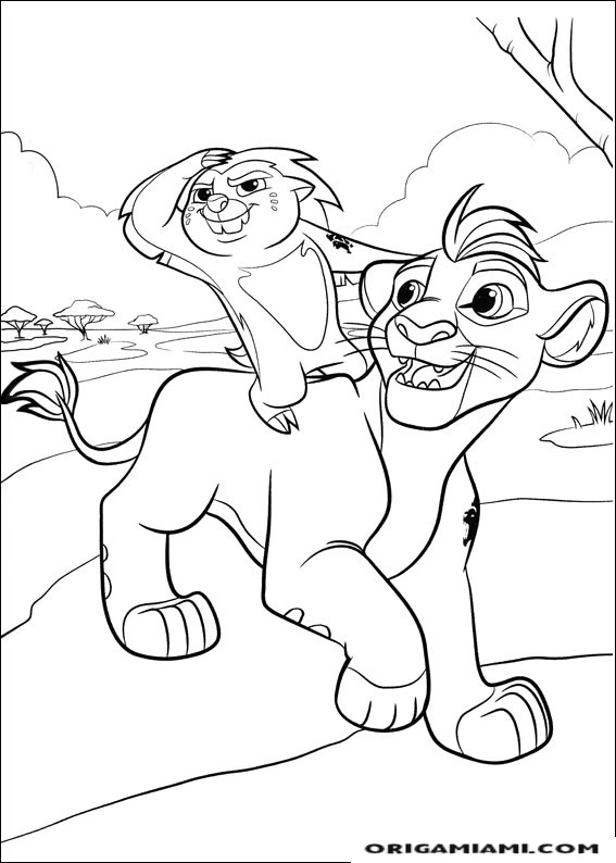 The lion's guard coloring page (19)