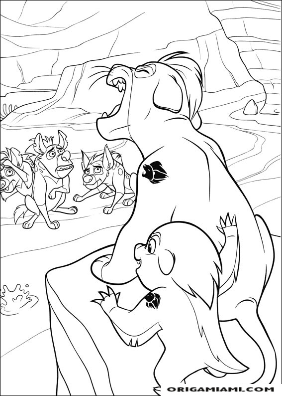 The lion's guard coloring page (2)