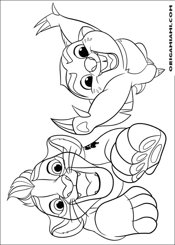 The lion's guard coloring page (20)