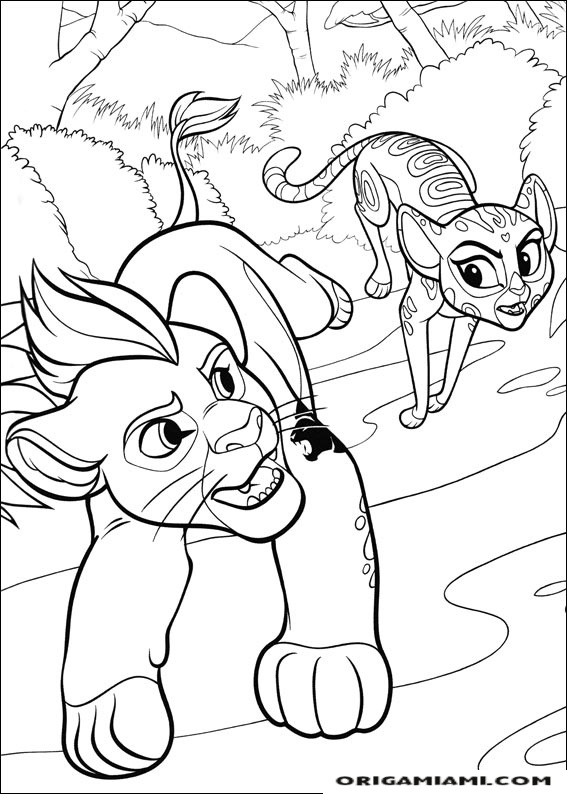 The lion's guard coloring page (22)