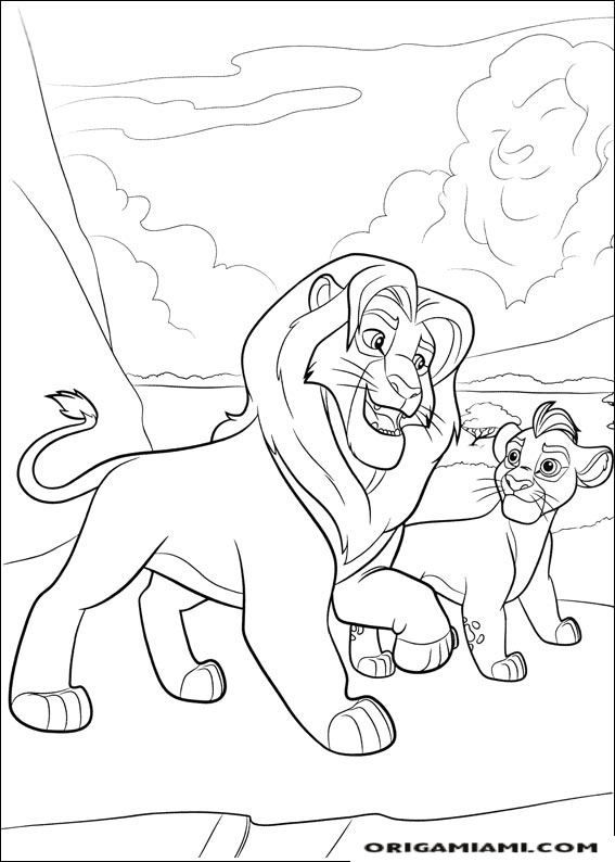 The lion's guard coloring page (23)