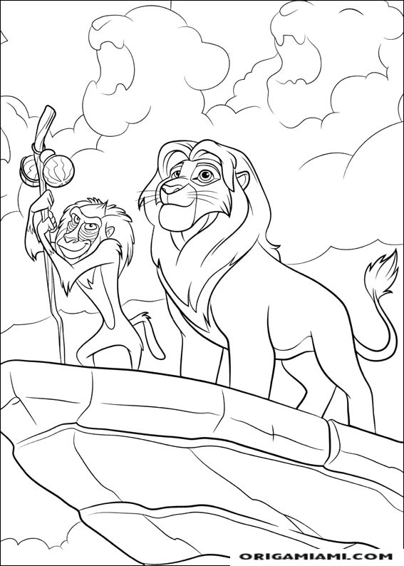 The lion's guard coloring page (3)