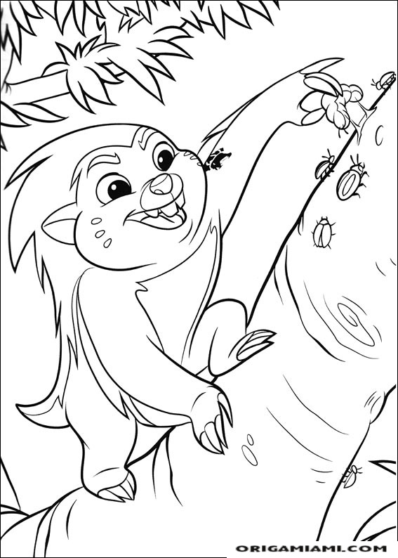 The lion's guard coloring page (8)