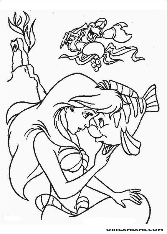 The little mermaid coloring page (10)