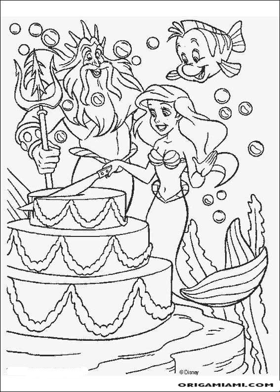 The little mermaid coloring page (11)