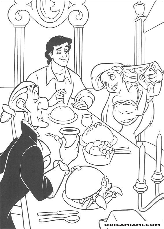 The little mermaid coloring page (19)