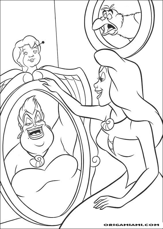 The little mermaid coloring page (24)