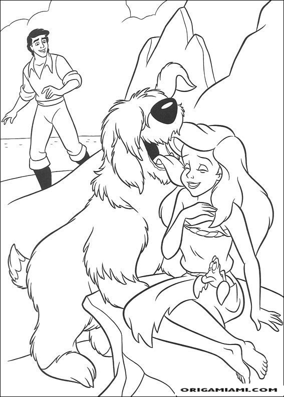 The little mermaid coloring page (25)