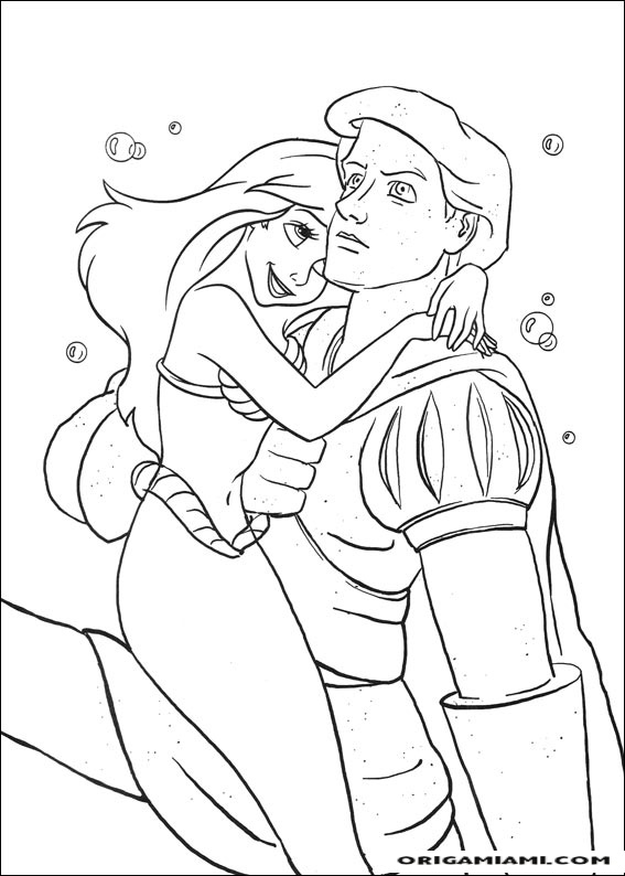 The little mermaid coloring page (38)