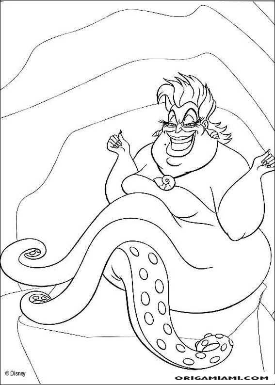 The little mermaid coloring page (4)